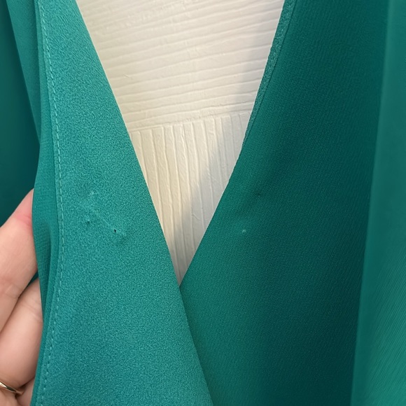 REVOLVE x Lovers + Friends Evergreen Ruffled Gown in Jewel Green - Picture 11 of 12